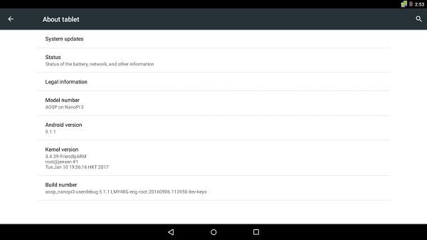 NanoPC T3 Android 3