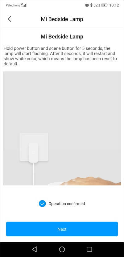 Mijia Lamp Setup 2