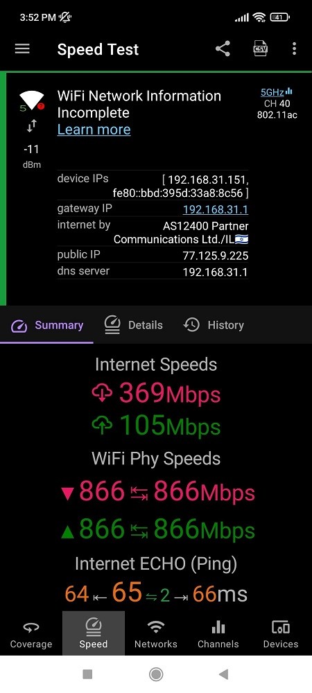 Xiaomi Mi Ax3000 Test 2