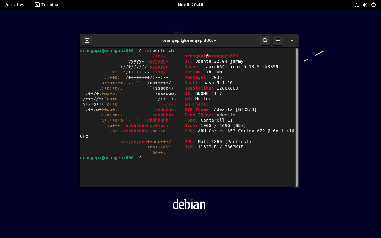 Orange Pi Os Gdm 5