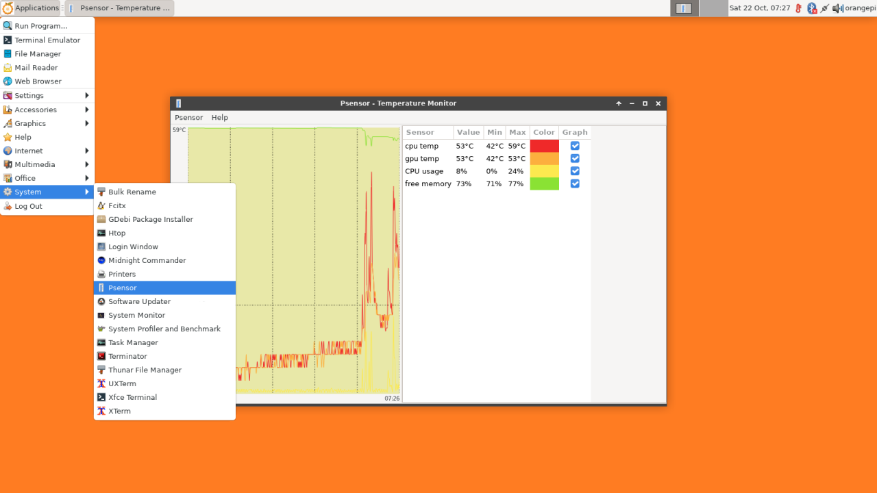 Orange Pi Os Xfce 2