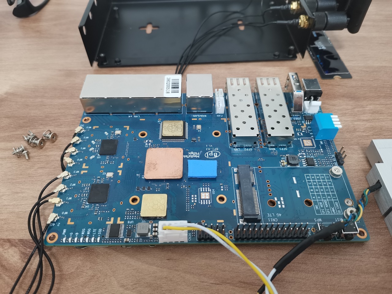 Banana Pi R3 Heatsinks 3